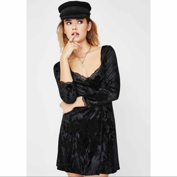 Free People Kat Velvet Mini - Picture 1 of 8